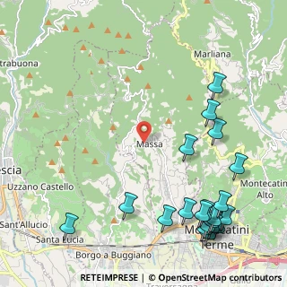 Mappa Via Mameli, 50010 Massa e Cozzile PT, Italia (3.042)