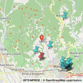 Mappa Via Mameli, 50010 Massa e Cozzile PT, Italia (3.36632)