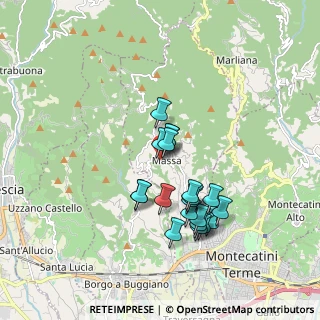 Mappa Via Mameli, 50010 Massa e Cozzile PT, Italia (1.5965)