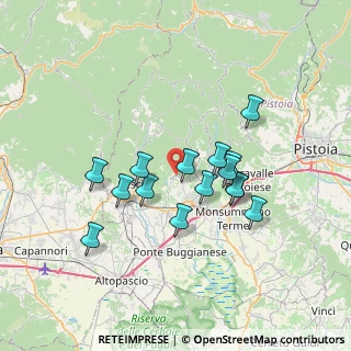 Mappa Via Mameli, 50010 Massa e Cozzile PT, Italia (6.14467)