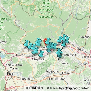 Mappa Via Mameli, 50010 Massa e Cozzile PT, Italia (10.575)
