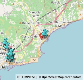 Mappa Piazza Giuseppe Mazzini, 18013 Diano Marina IM, Italia (3.1325)