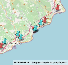 Mappa Via Canepa, 18013 Diano Marina IM, Italia (3.76818)
