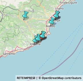 Mappa Porto turistico lungo mare italia, 18013 Diano Marina IM, Italia (9.6)