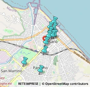 Mappa Via Almerici, 61100 Pesaro PU, Italia (0.61364)