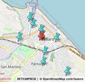 Mappa Via Almerici, 61100 Pesaro PU, Italia (0.76636)