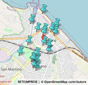 Mappa Via Almerici, 61100 Pesaro PU, Italia (0.786)