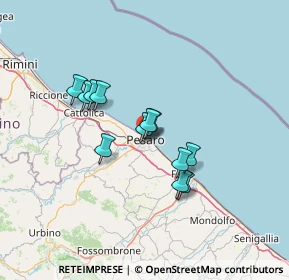 Mappa Via Almerici, 61100 Pesaro PU, Italia (10.495)