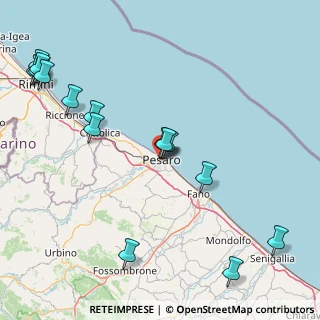 Mappa Via Almerici, 61121 Pesaro PU, Italia (21.26533)