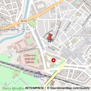Mappa Via G. Passeri, 135, 61121 Pesaro, Pesaro e Urbino (Marche)