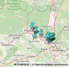 Mappa Via Terracini, 51031 Agliana PT, Italia (11.69063)