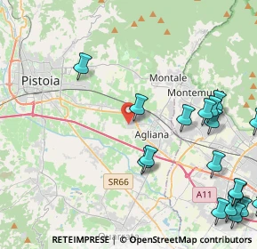 Mappa Via Terracini, 51031 Agliana PT, Italia (6.4355)