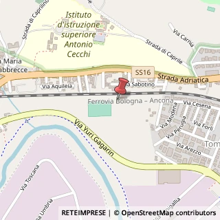 Mappa Via Bologna, 20, 61121 Pesaro, Pesaro e Urbino (Marche)
