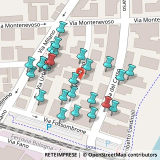 Mappa Via Urbania, 61121 Pesaro PU, Italia (0.06269)