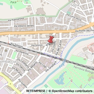 Mappa Via Urbania, 17, 61121 Pesaro, Pesaro e Urbino (Marche)