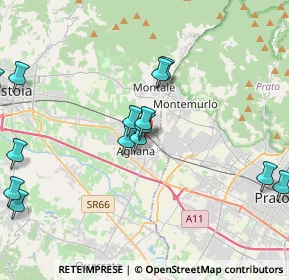 Mappa Via Papa Giovanni XXIII, 51031 Agliana PT, Italia (4.69857)