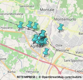 Mappa Via Papa Giovanni XXIII, 51031 Agliana PT, Italia (0.90933)