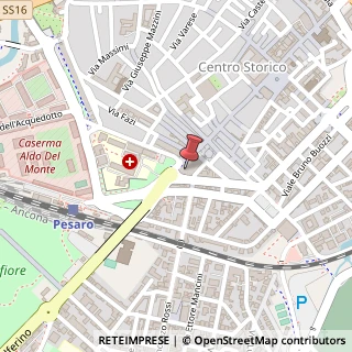 Mappa Piazza Lazzarini, 22, 61121 Pesaro, Pesaro e Urbino (Marche)