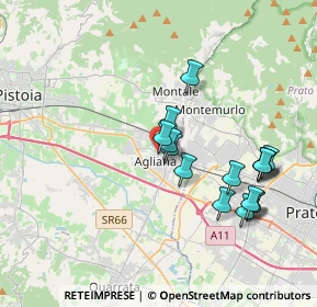 Mappa Via Roma, 51031 Agliana PT, Italia (3.69125)