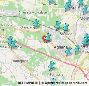 Mappa Via Calamandrei, 51031 Agliana PT, Italia (3.067)