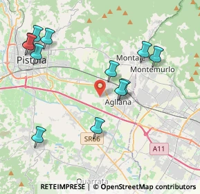 Mappa Via Calamandrei, 51031 Agliana PT, Italia (4.59667)