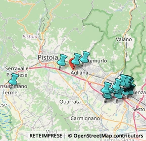 Mappa Via Calamandrei, 51031 Agliana PT, Italia (10.2195)