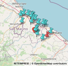 Mappa Via Santa M. Maddalena, 47833 Morciano di Romagna RN, Italia (11.13947)