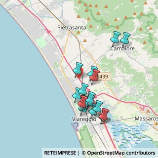 Mappa Via Merlino, 55041 Camaiore LU, Italia (3.6375)