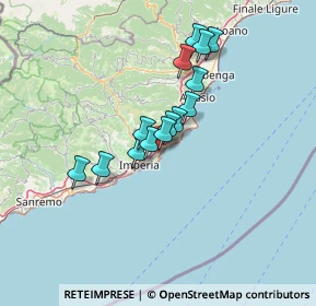 Mappa Strada Ai Gorleri, 18013 Diano Marina IM, Italia (10.52643)