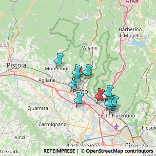 Mappa Via I Marzo, 59100 Prato PO, Italia (6.11636)