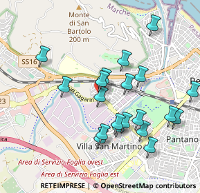 Mappa Via Macerata, 61022 Pesaro PU, Italia (0.963)