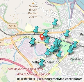 Mappa Via Macerata, 61022 Pesaro PU, Italia (0.88)