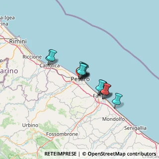Mappa Via XI Febbraio, 61121 Pesaro PU, Italia (8.50667)