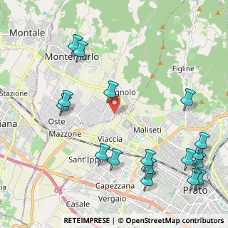Mappa Via di Vittorio Giuseppe, 59013 Montemurlo PO, Italia (2.85824)