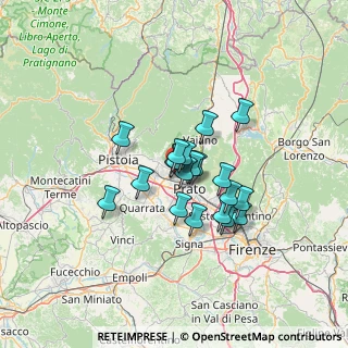 Mappa Via di Vittorio Giuseppe, 59013 Montemurlo PO, Italia (9.3665)