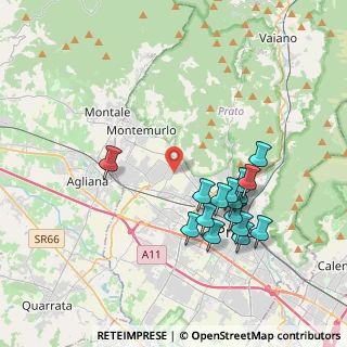 Mappa Via di Vittorio Giuseppe, 59013 Montemurlo PO, Italia (3.91125)
