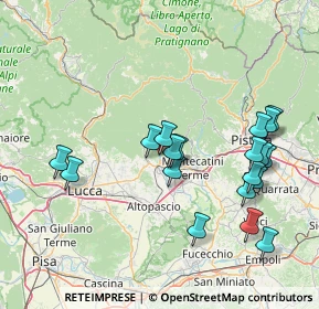 Mappa Piazzetta del Moro, 51017 Pescia PT, Italia (16.37158)