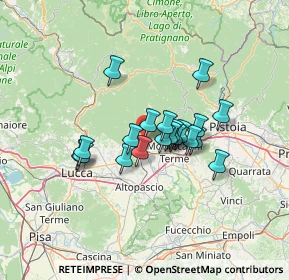 Mappa Piazzetta del Moro, 51017 Pescia PT, Italia (9.8835)