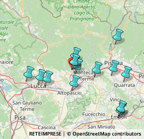 Mappa Piazzetta del Moro, 51017 Pescia PT, Italia (15.30667)