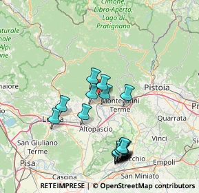 Mappa Piazzetta del Moro, 51017 Pescia PT, Italia (16.317)