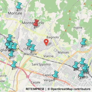 Mappa Via Pompei, 59013 Montemurlo PO, Italia (3.521)