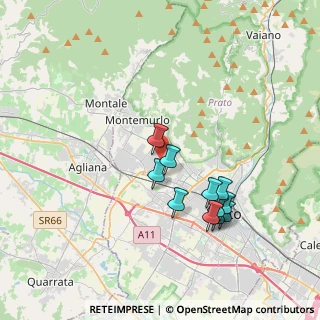 Mappa Via Labriola, 59013 Montemurlo PO, Italia (3.50091)