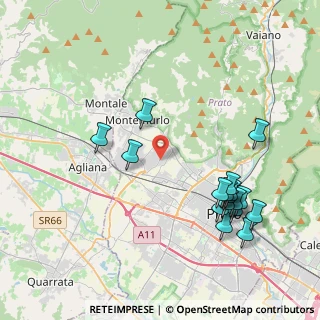Mappa Via Labriola, 59013 Montemurlo PO, Italia (4.58588)