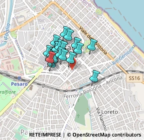 Mappa Via Buozzi, 61121 Pesaro PU, Italia (0.2895)