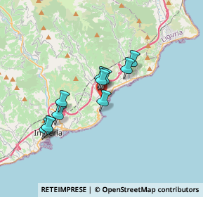 Mappa Via Davide Gaggero, 18013 Diano Marina IM, Italia (2.96818)