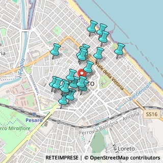 Mappa Piazza del Popolo, 61122 Pesaro PU, Italia (0.35)