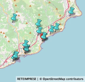 Mappa Via Francesco Genala, 18013 Diano Marina IM, Italia (3.86)