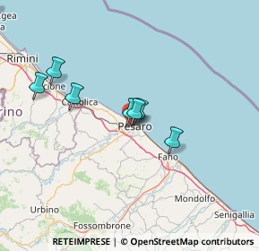 Mappa Via Montenevoso, 61121 Pesaro PU, Italia (26.71)