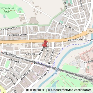 Mappa Via Urbania, 1, 61121 Pesaro, Pesaro e Urbino (Marche)