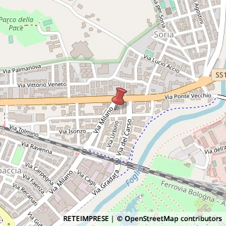 Mappa Via Montenevoso, 24, 61121 Pesaro, Pesaro e Urbino (Marche)